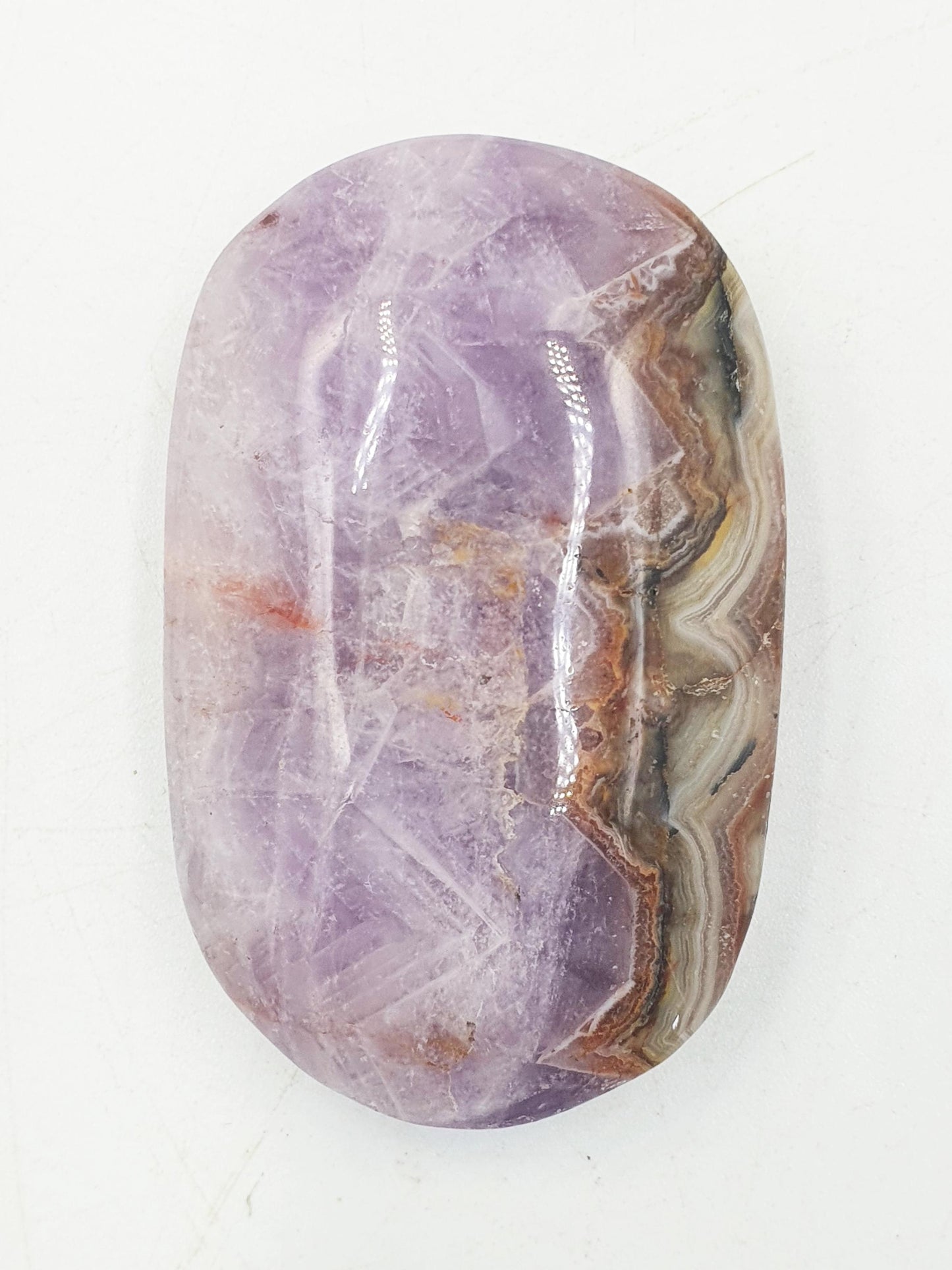 Beautiful Amethyst Agate Palm / Amethyst Agate Palm Stone / Amethyst Palm / Amethyst Agate / Reiki Crystal Palm - 45g