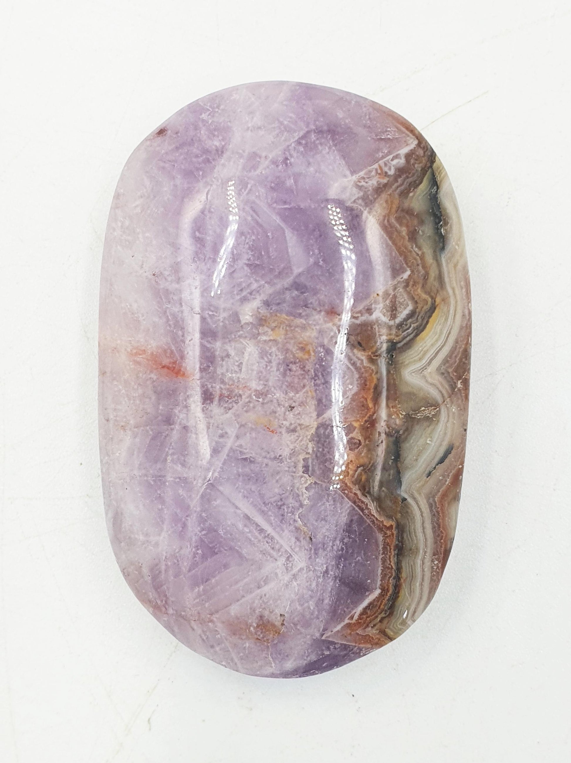 Beautiful Amethyst Agate Palm / Amethyst Agate Palm Stone / Amethyst Palm / Amethyst Agate / Reiki Crystal Palm - 45g