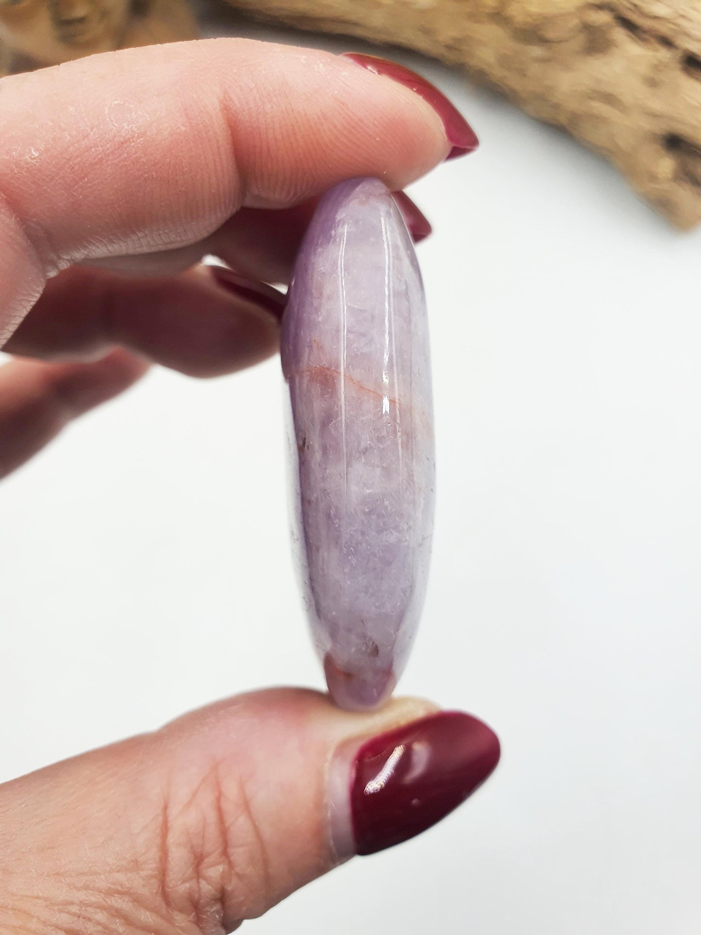 Beautiful Amethyst Agate Palm / Amethyst Agate Palm Stone / Amethyst Palm / Amethyst Agate / Reiki Crystal Palm - 45g