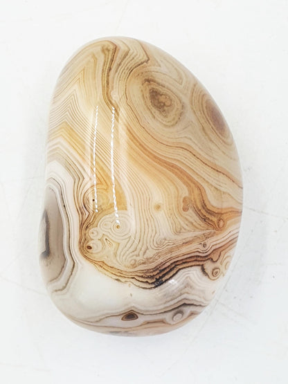 Unique Light Sardonyx Palm / Sardonyx Palm Stone / Healing Palm / Meditation Palm / Reiki Crystal Palm - 65g