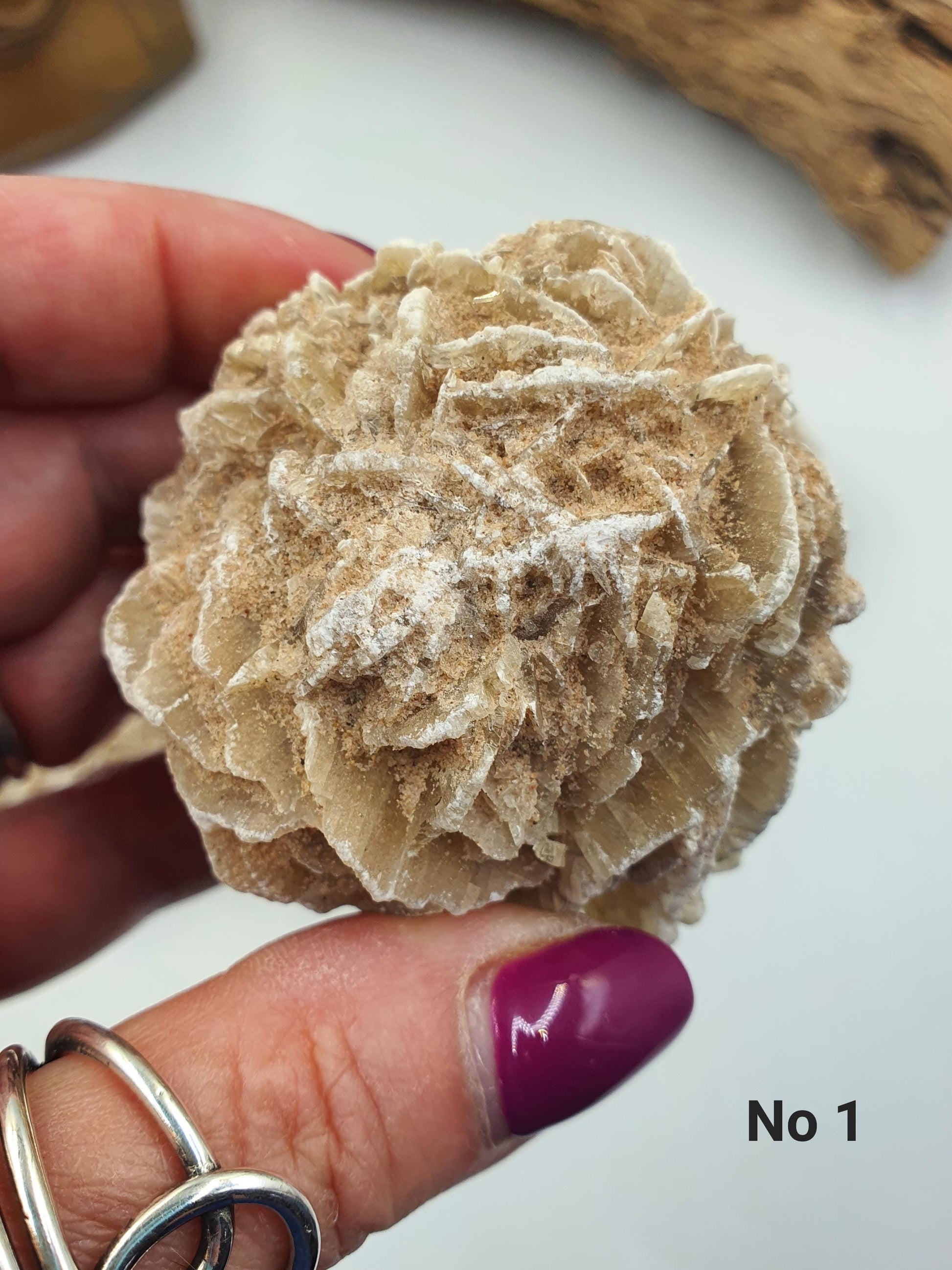 Large Desert Rose (Gypsum) Specimen - Natural Crystal for Protection & Clarity - You Choose