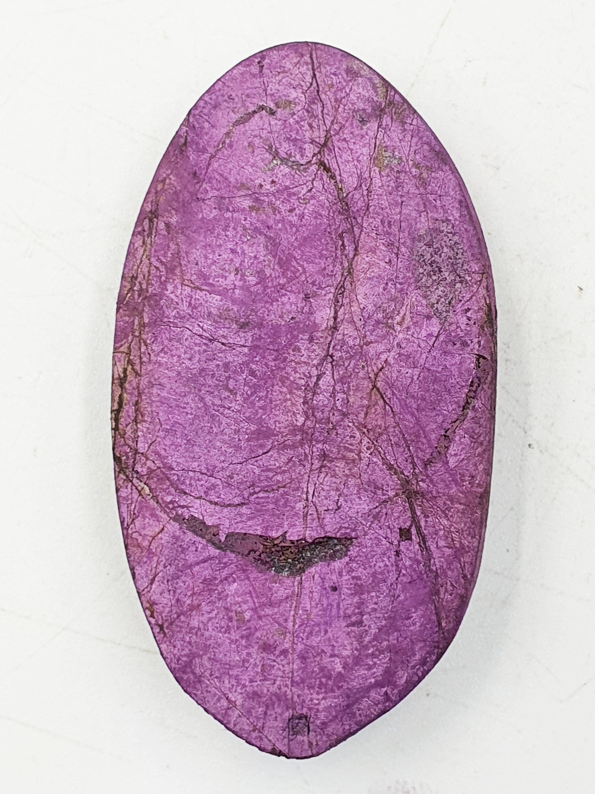 Pretty Purpurite Palm / Purpurite Palm Stone / Purpurite Pocket Stone / Rare Palm Stone / Meditation Palm - 40g