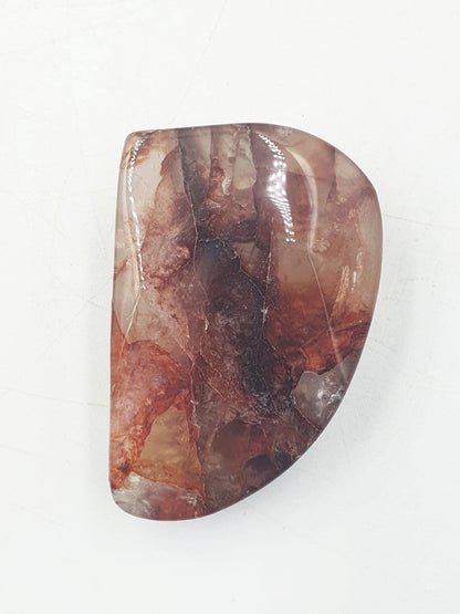Little Fire Quartz Freeform with rainbows/ Hematoid Quartz Freeform / Fire Quartz with Rainbows Chunk - 65g