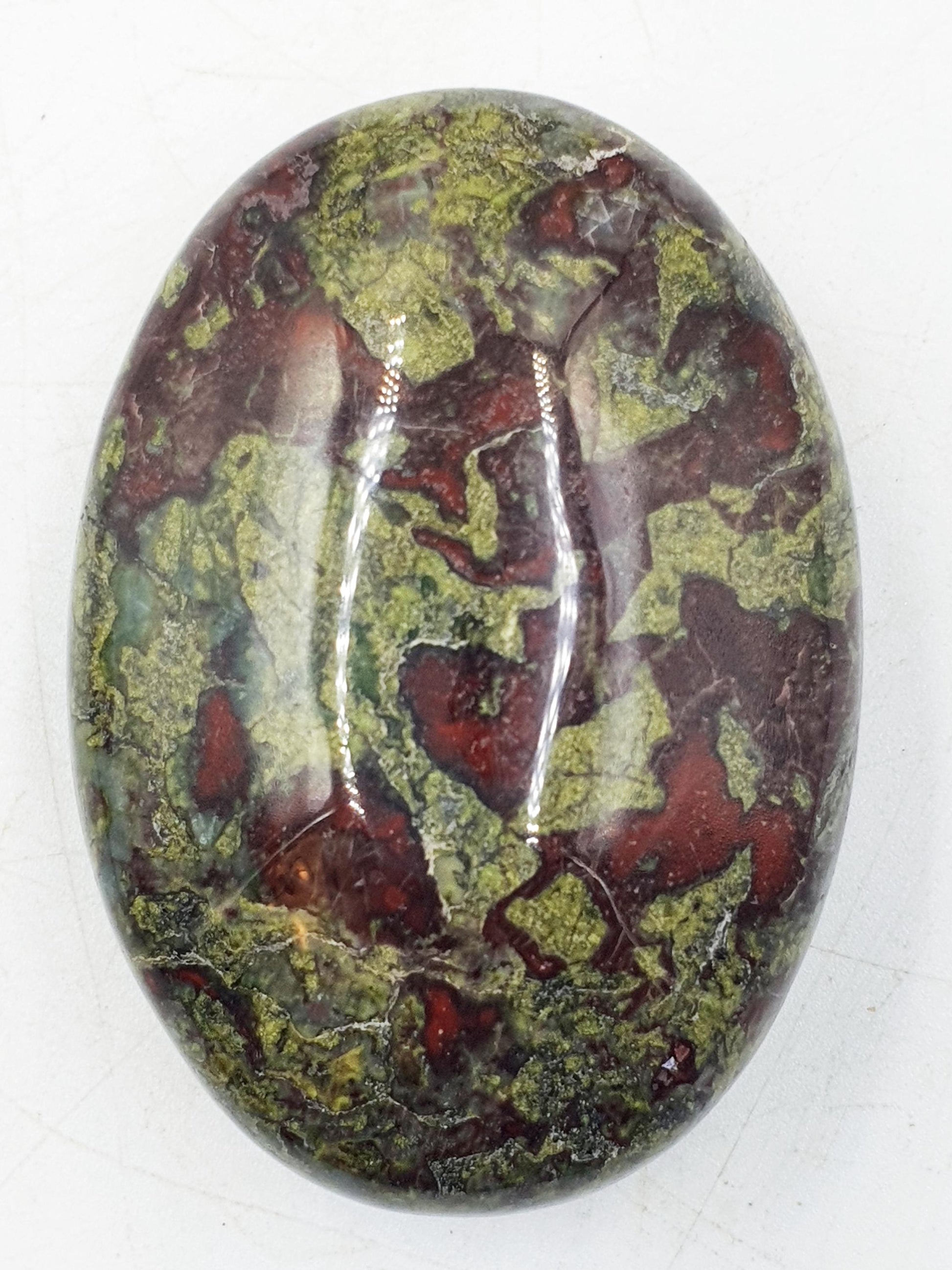 Dragon's Blood Palm / Dragon Blood Palm Stone / Dragon Blood Meditation Palm / Reiki Crystal Palm - 120g