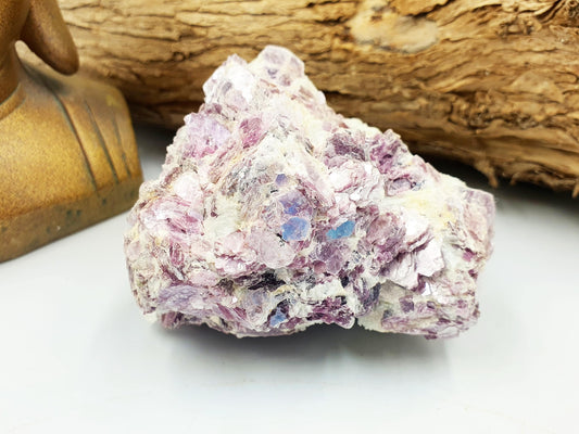 Sparkly Raw Purple Mica / Large Purple Mica Palm Specimen / Lepidolite Raw / Rough Purple Mica / Purple Mica Chunk - 270g