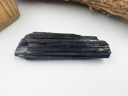 Flashy Raw Black Tourmaline / Raw Tourmaline / Raw Crystal / Tourmaline Specimen - 140g
