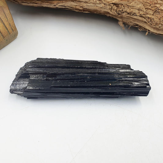 Flashy Raw Black Tourmaline / Raw Tourmaline / Raw Crystal / Tourmaline Specimen - 140g