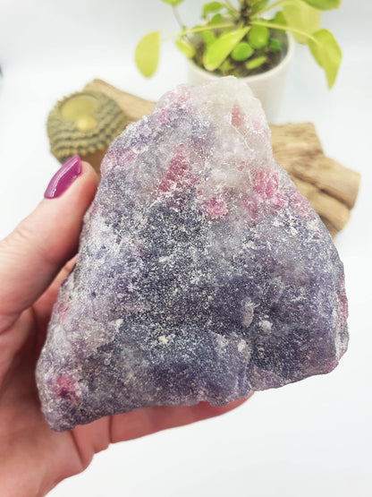 Raw Unicorn Stone / Rough Unicorn Stone / Pegmatite Specimen / Raw Pegmatite Crystal / Unicorn Chunk - 775g