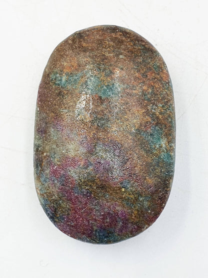 Ruby in Fuchsite Palm Stone - Heart Chakra Healing & Vitality - 60g