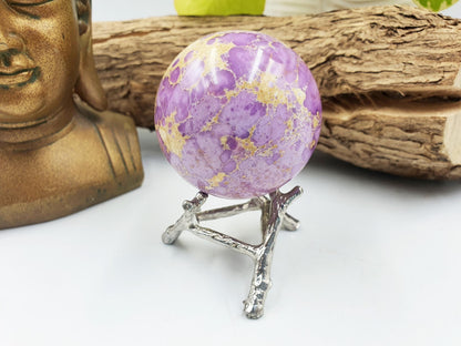 Phosphosiderite Sphere - Rare Claming & Spiritual Healing Crystal Ball - 53mm