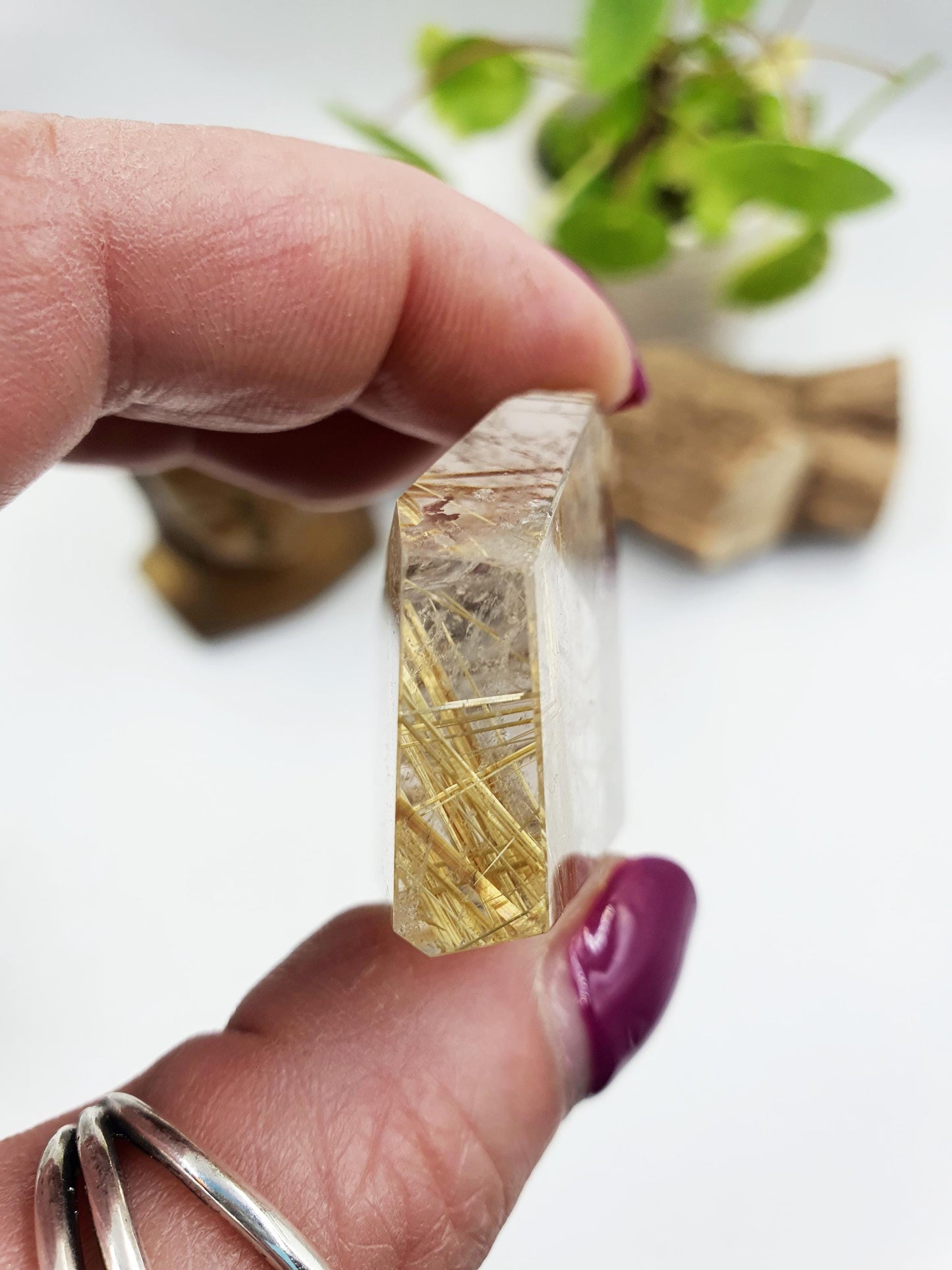 High Grade Golden Rutile Quartz Freeform - Manifestation & Energy Amplifying Crystal - 40g