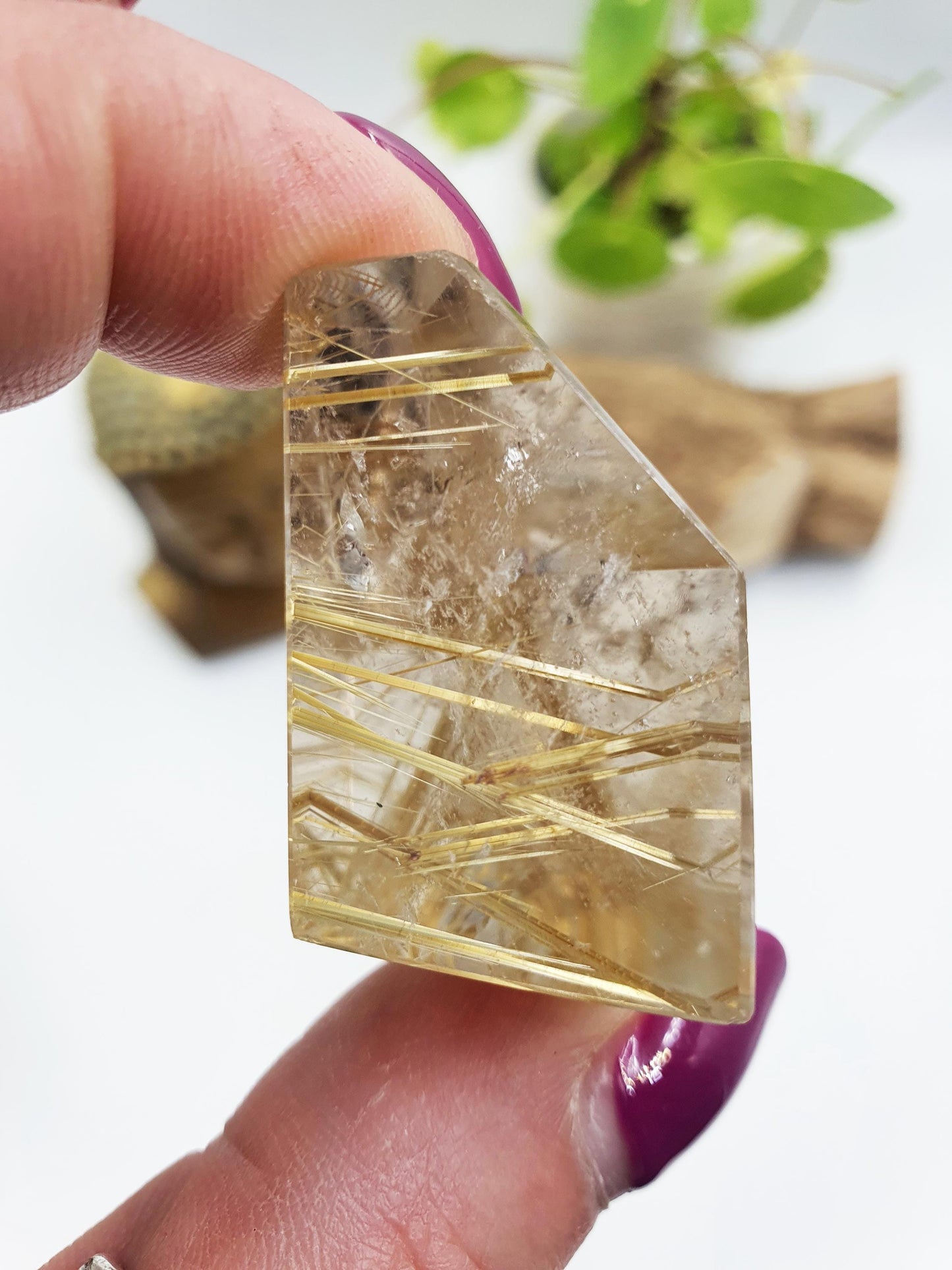 High Grade Golden Rutile Quartz Freeform - Manifestation & Energy Amplifying Crystal - 40g
