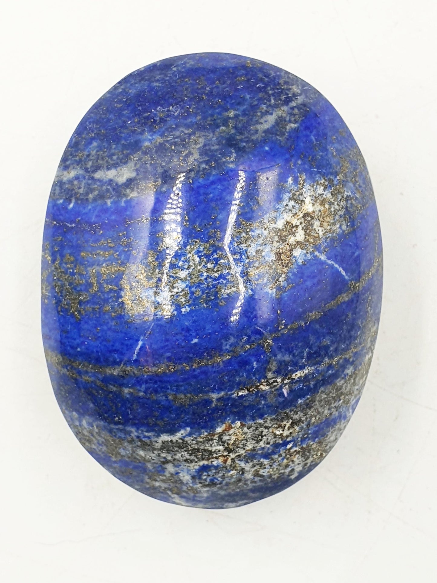 Beautiful Large Lapis Lazuli Palm / Lapis Lazuli Palmstone / Meditation Palm / Lapis Reki Crystal Palm - 180g
