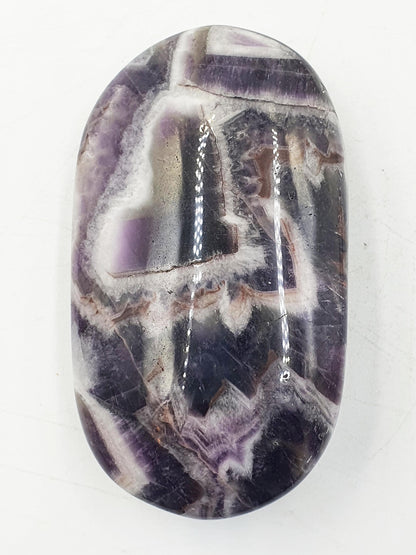 Dream Amethyst Palm / Dream Amethyst Palm Stone / Amethyst Meditation Palm / Reiki Crystal Palm - 95g
