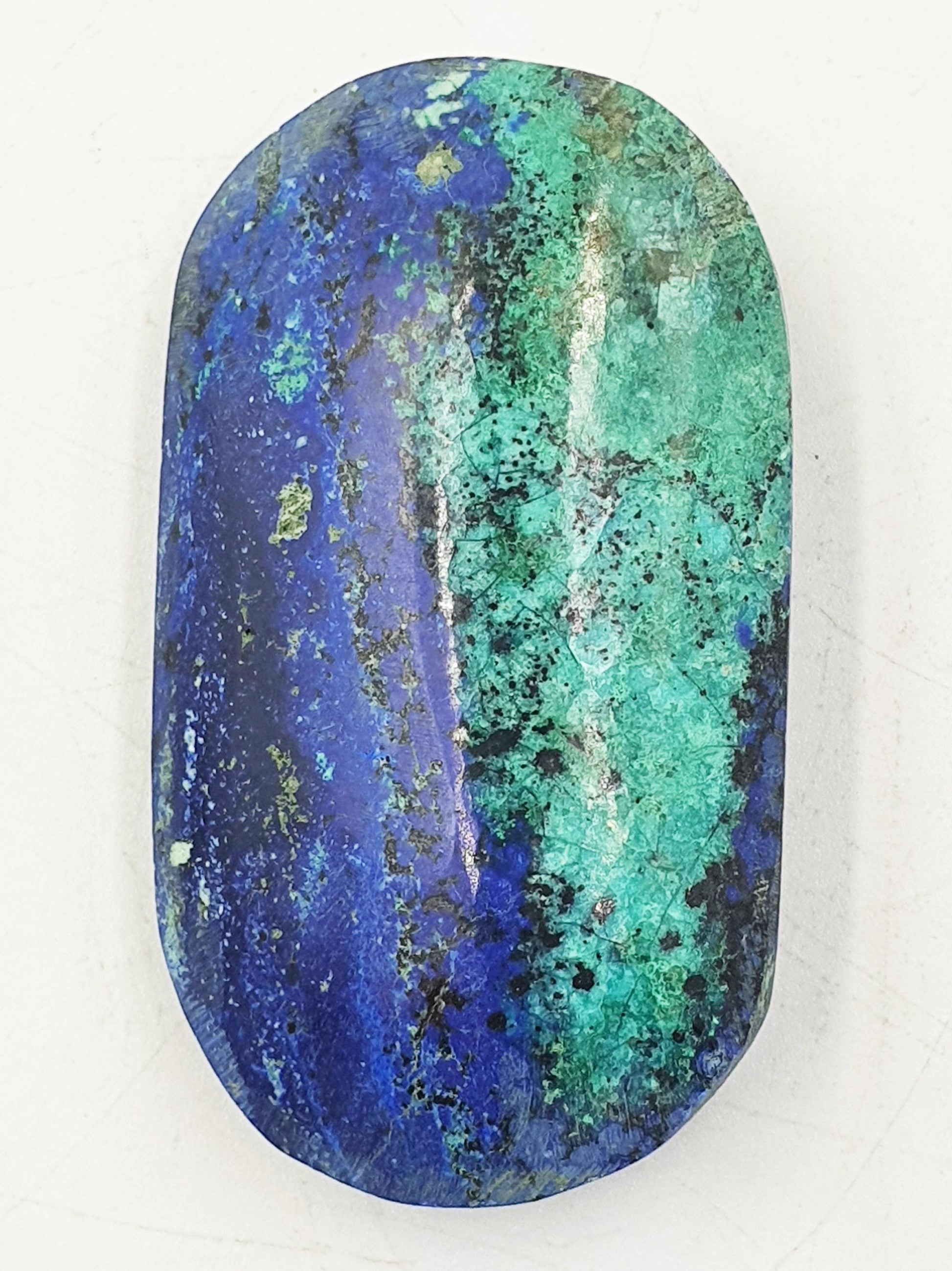 High Grade Azurite Palm / Stunning Azurite Palmstobe / Azurite Reki Crystal / Meditation Palm / Collectors Palm - 60g