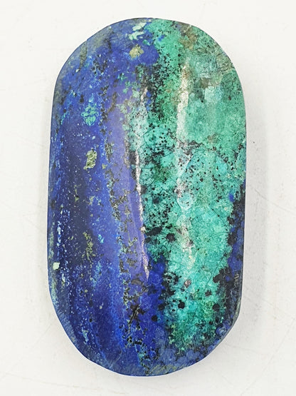 High Grade Azurite Palm / Stunning Azurite Palmstobe / Azurite Reki Crystal / Meditation Palm / Collectors Palm - 60g