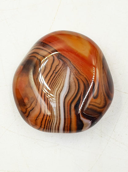 Little Sardonyx Palm / Sardonyx Palm Stone / Healing Palm / Meditation Palm / Reiki Crystal / Banded Palm - 30g