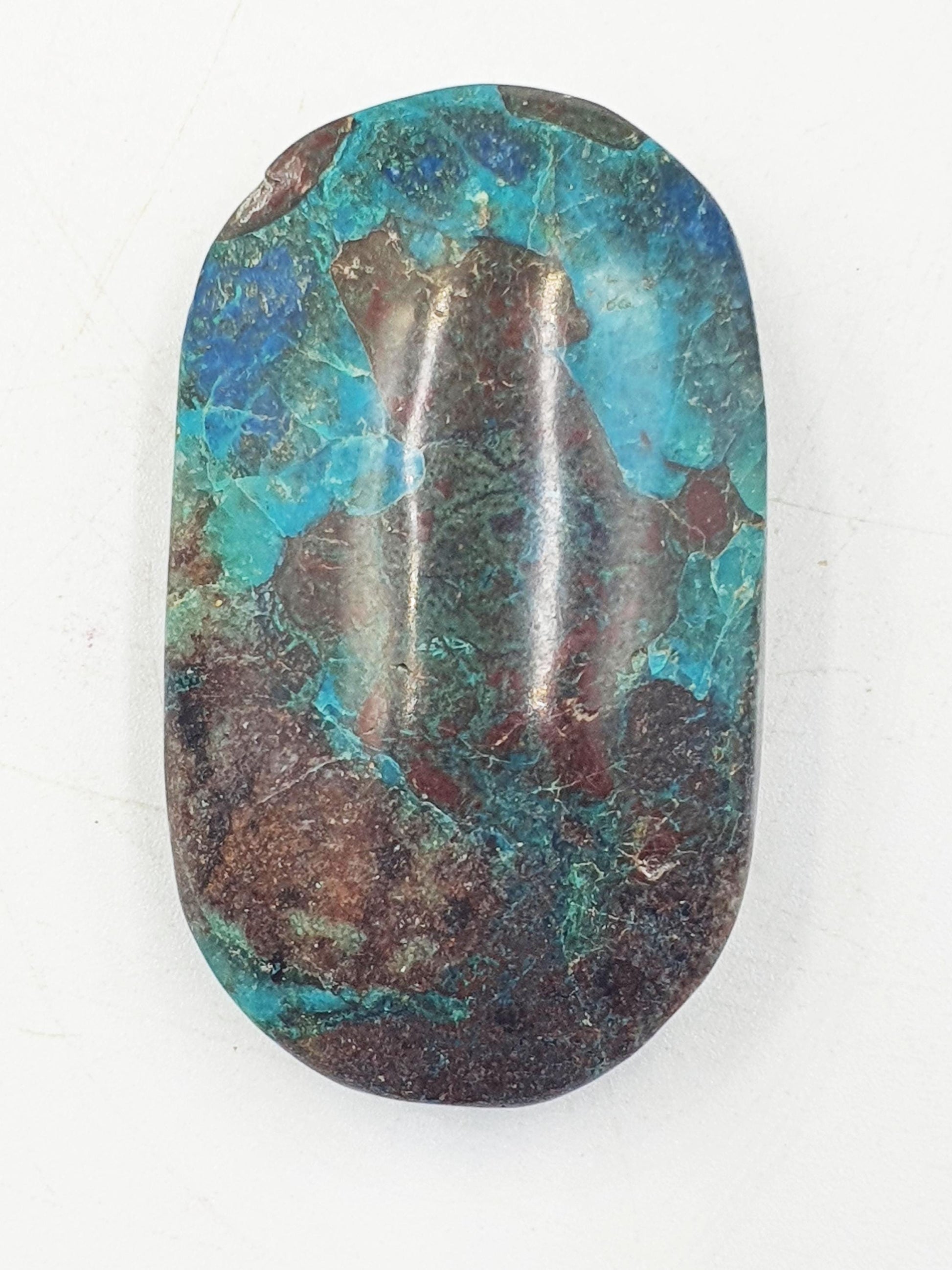 Phoenix Turquoise Palm Stone - Transformation & Protection Crystal - 40g