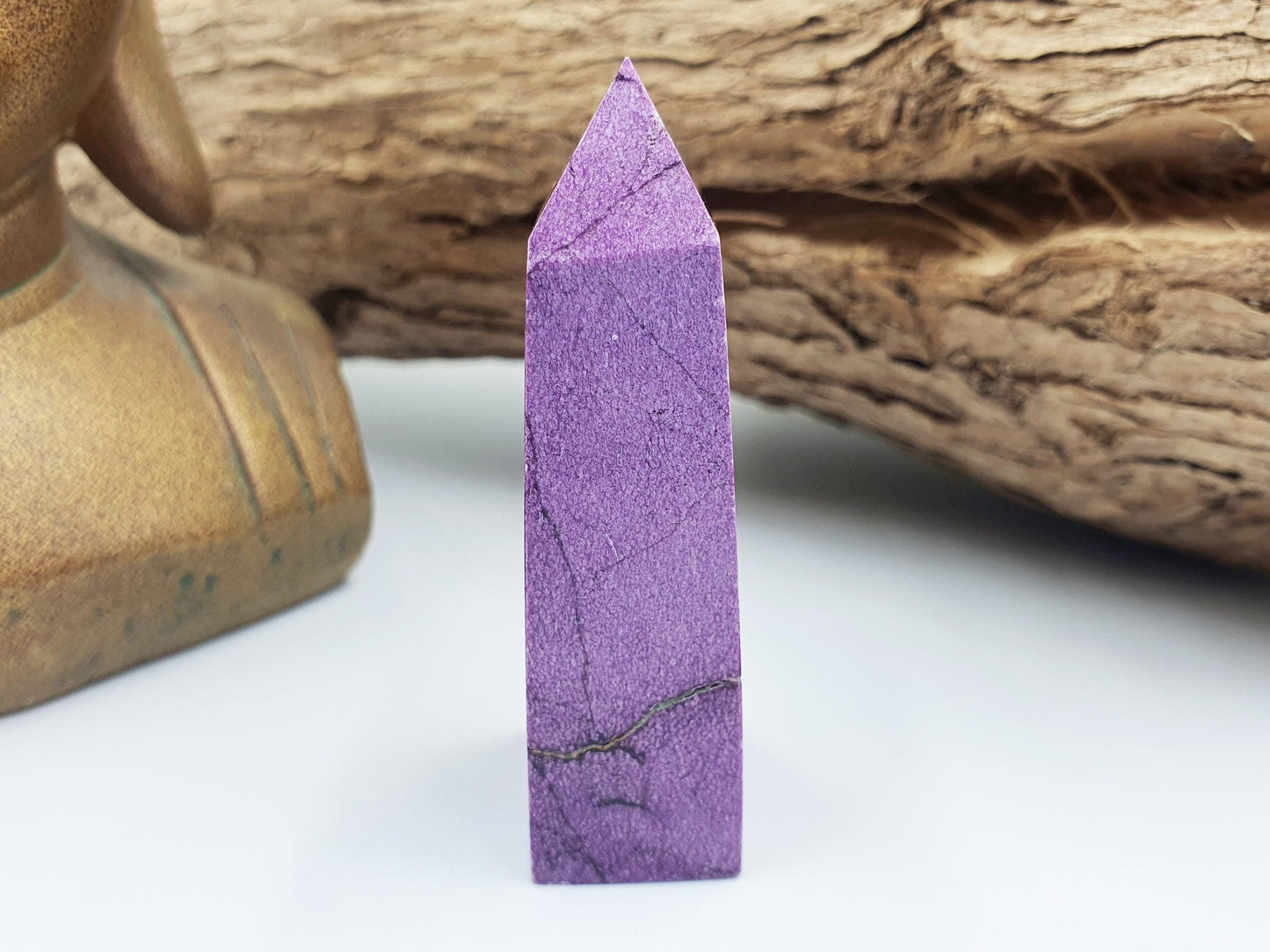 Mini Stichtite Tower - Heart Chakra and Emotional Healing - 5.8cm