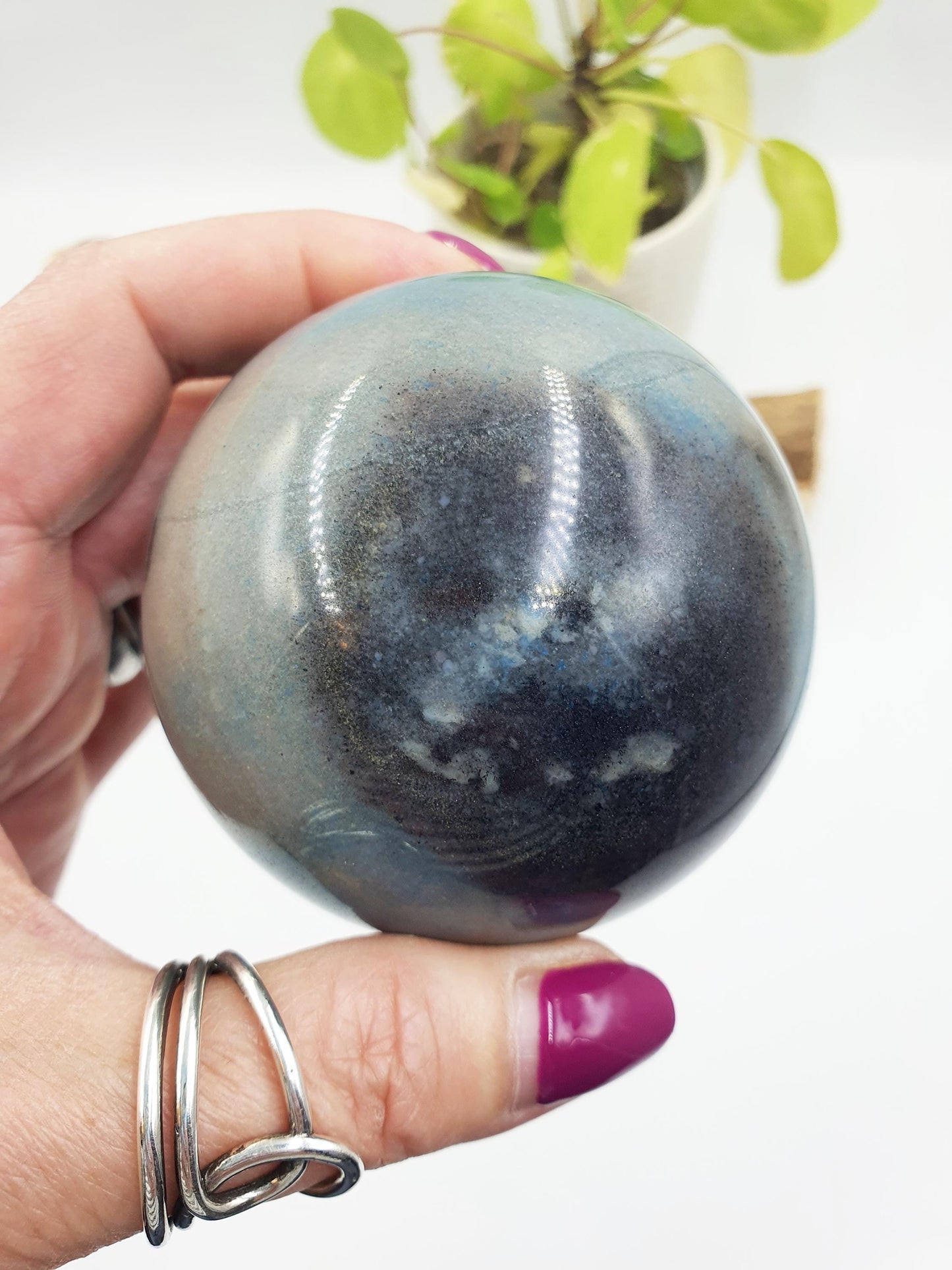 Trolleite Sphere - Rare High Vibration Meditation & Healing Crystal Ball - 69mm