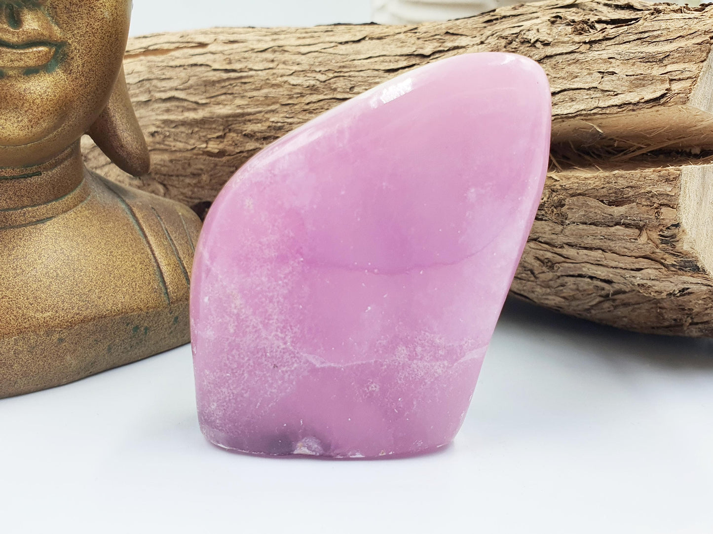 Pink Aragonite Freeform - Calming & Heart Healing Crystal - 230g