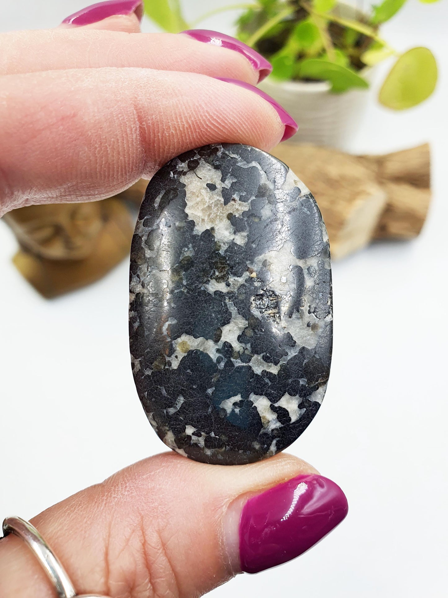 Willemite Palm Stone - Rare High Vibration Healing Crystal - 50g