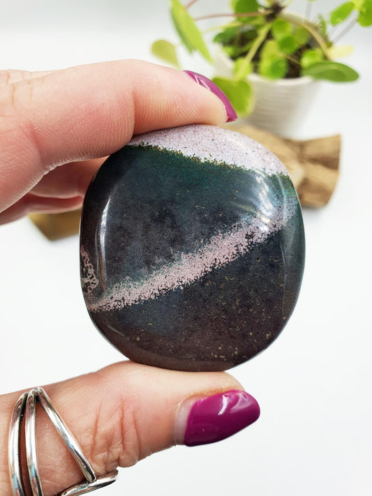 Ocean Jasper Palm - Joy & Renewal Healing Crystal - 55g
