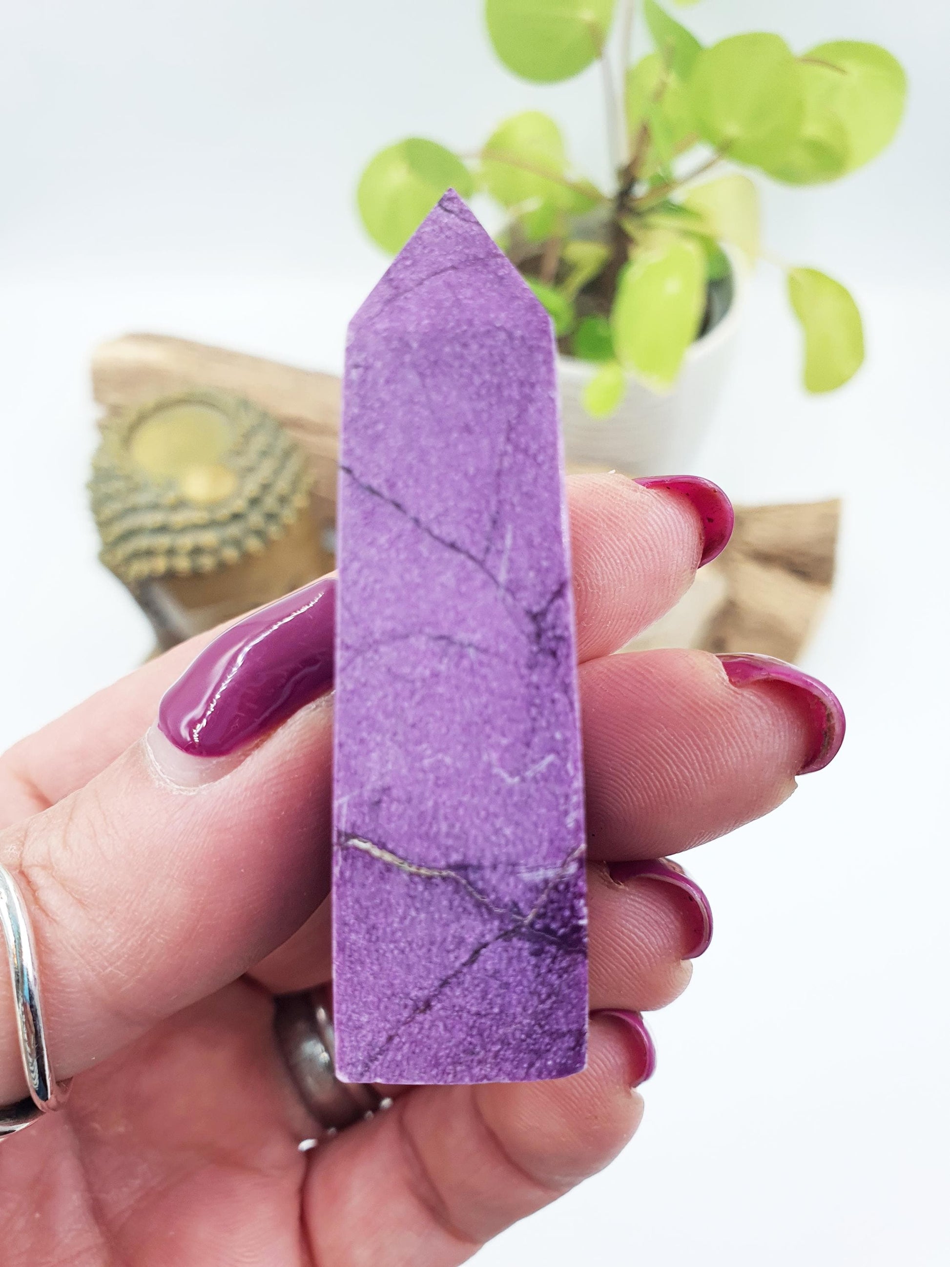 Mini Stichtite Tower - Heart Chakra and Emotional Healing - 5.8cm