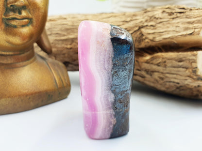 Pink Aragonite Freeform - Calming & Heart Healing Crystal - 230g