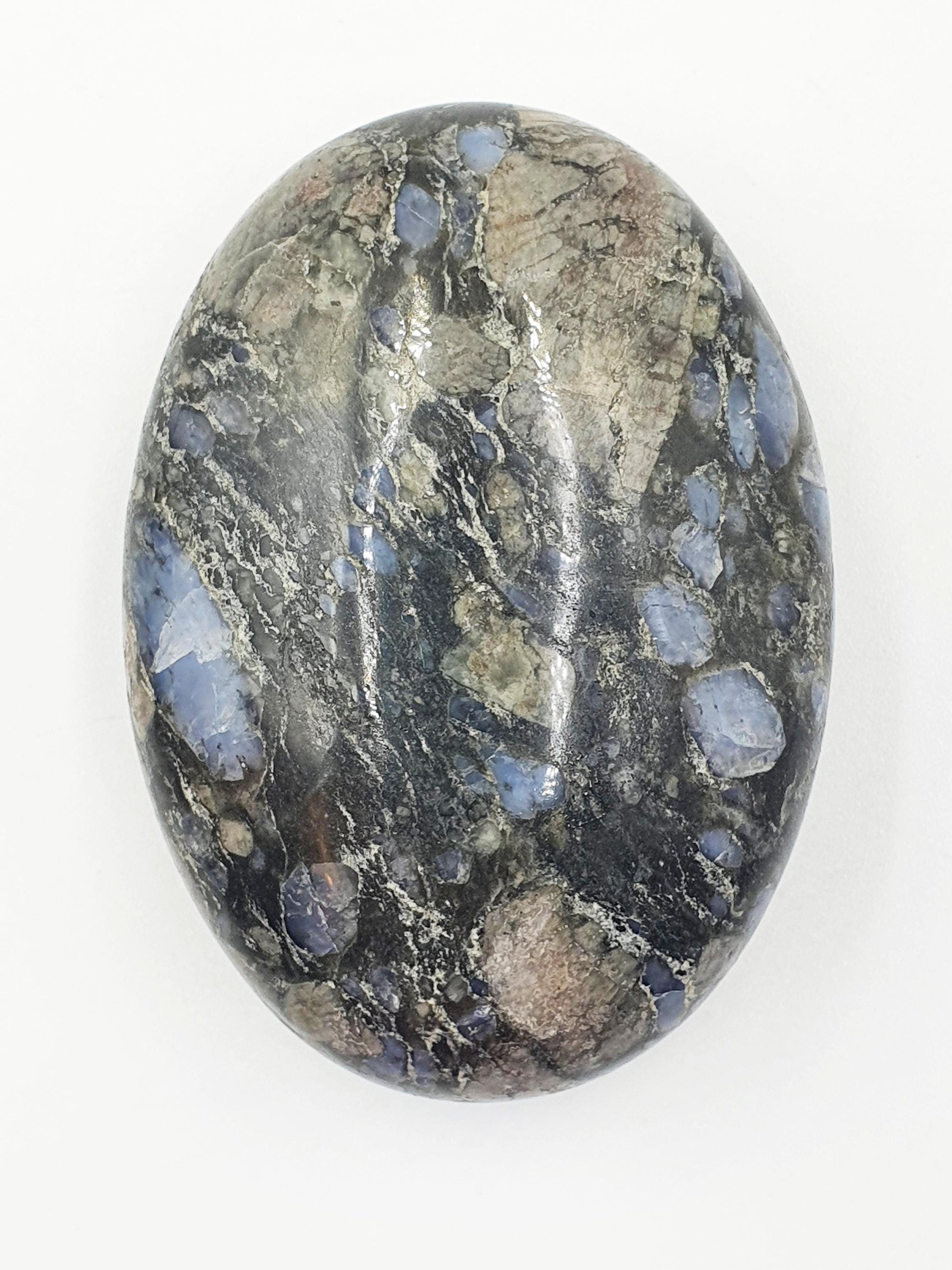 Que Sera (Llanite) Palm Stone - Uplifting & High Vibration Healing Crystal - 100g