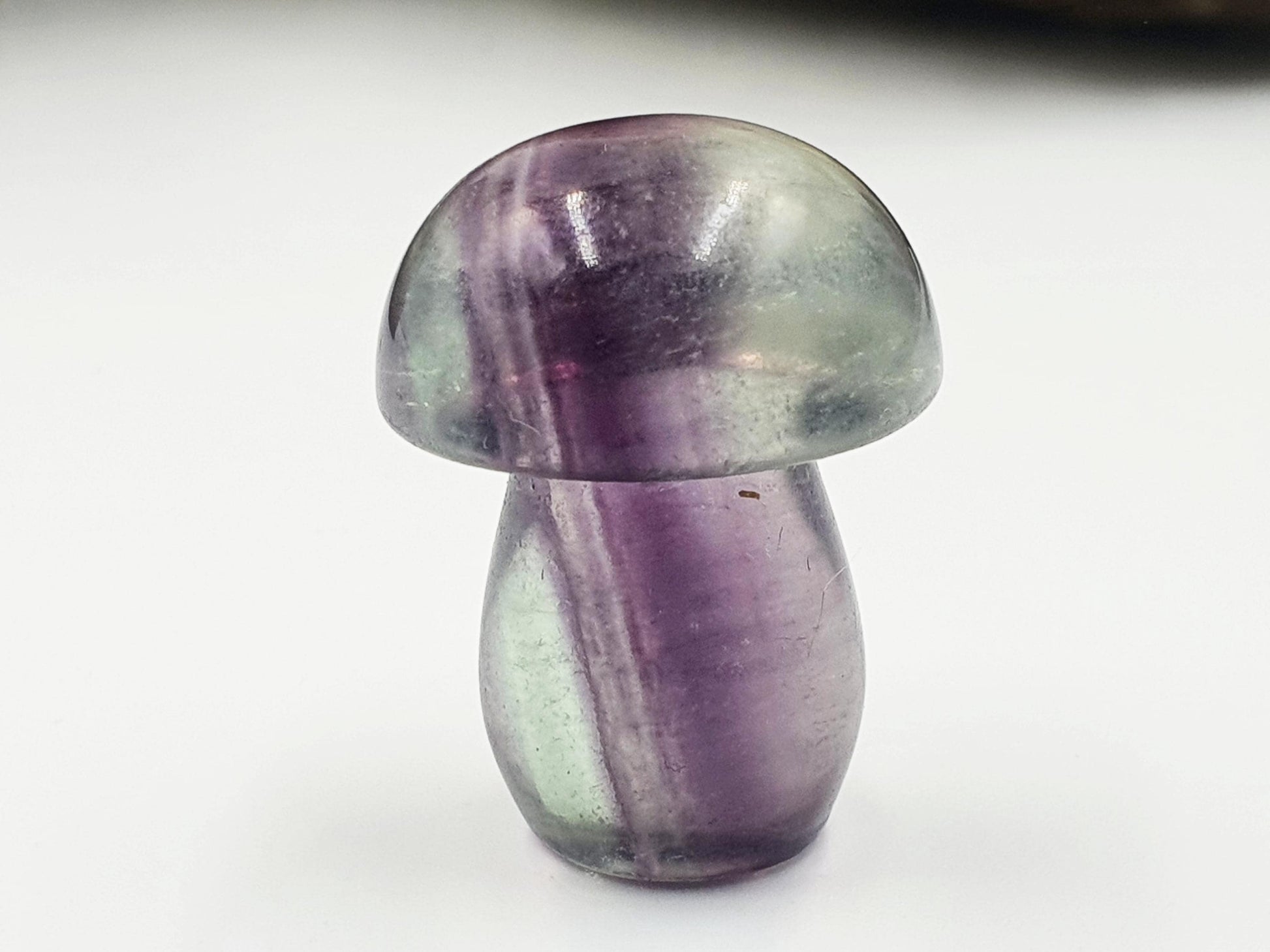 Fluorite Crystal Mushroom - Focus and Clarity Healing Crystal - 20g