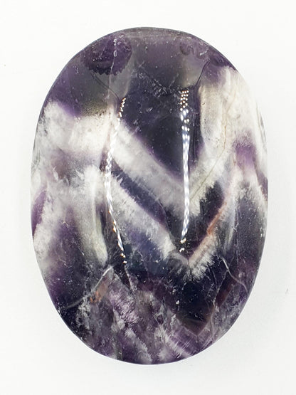 Dream Amethyst Palm Stone - Intuition & Spiritual Protection Crystal - 120g