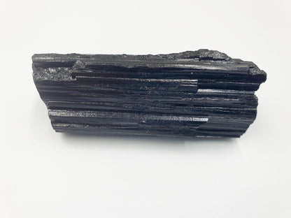 Flashy Raw Black Tourmaline Specimen - Natural Protection and Grounding Crystal - 90g