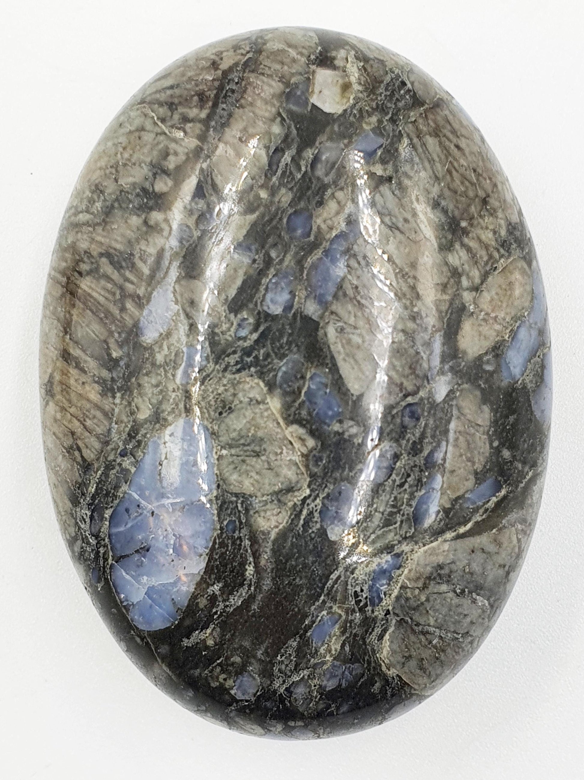 Que Sera (Llanite) Palm Stone - Uplifting & High Vibration Healing Crystal - 100g