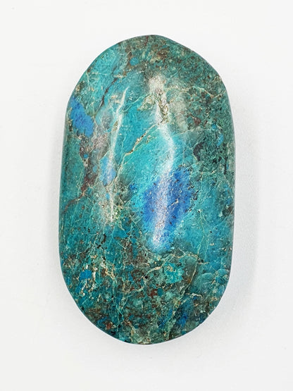 Phoenix Turquoise Palm Stone: Reiki and Meditation Crystal, 45g