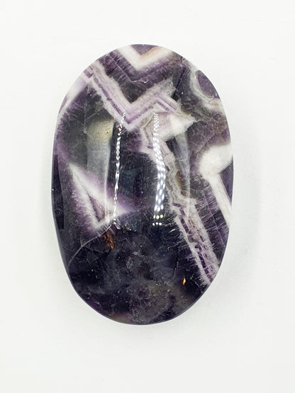 Large Dream Amethyst Palm Stone - Intuition & Spiritual Protection Crystal - 115g