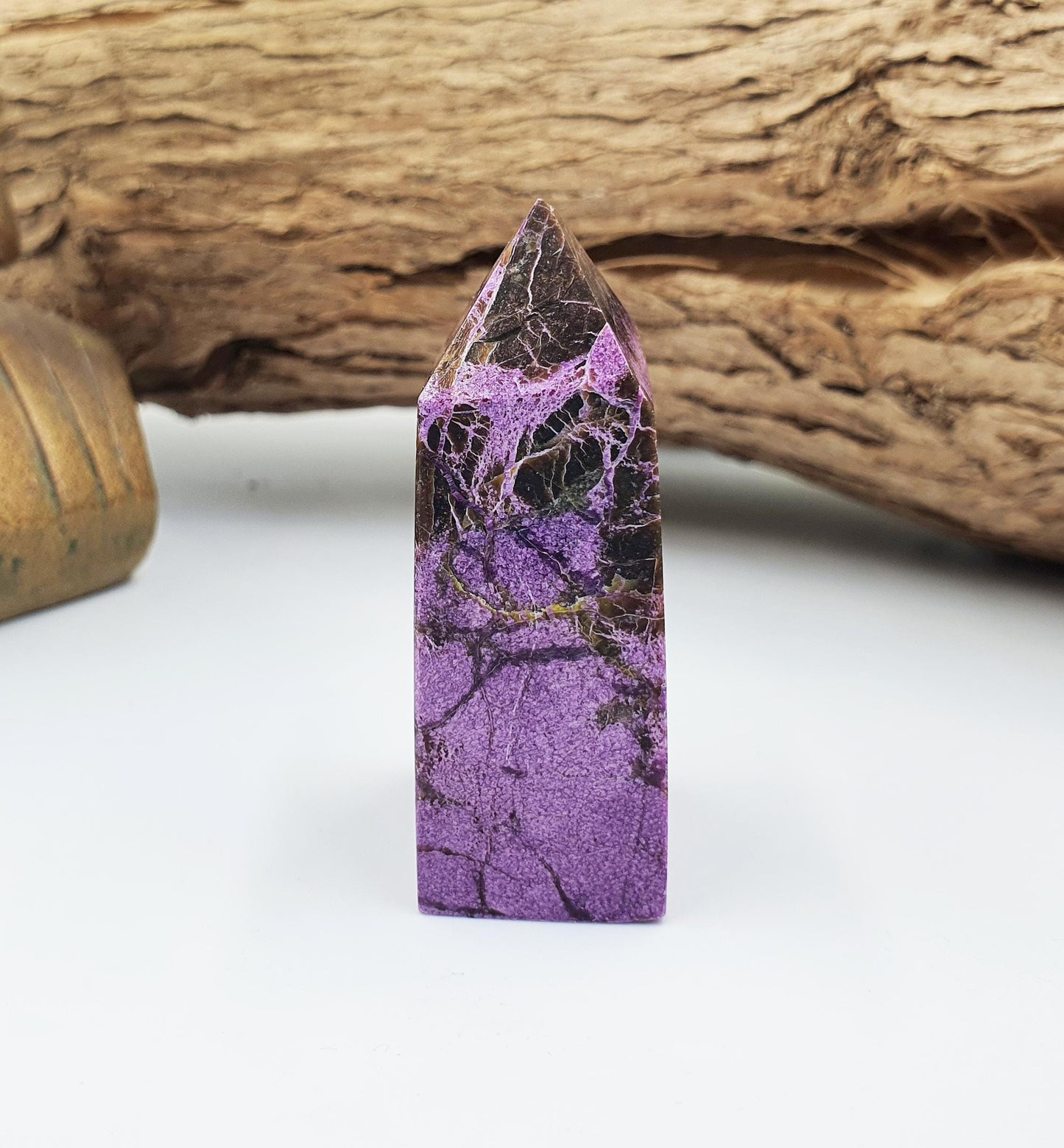 Mini Stichtite Tower - Heart Chakra and Emotional Healing, 5.4cm
