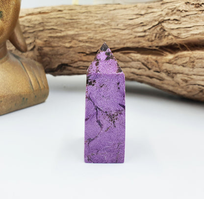Mini Stichtite Tower - Heart Chakra and Emotional Healing, 5.4cm