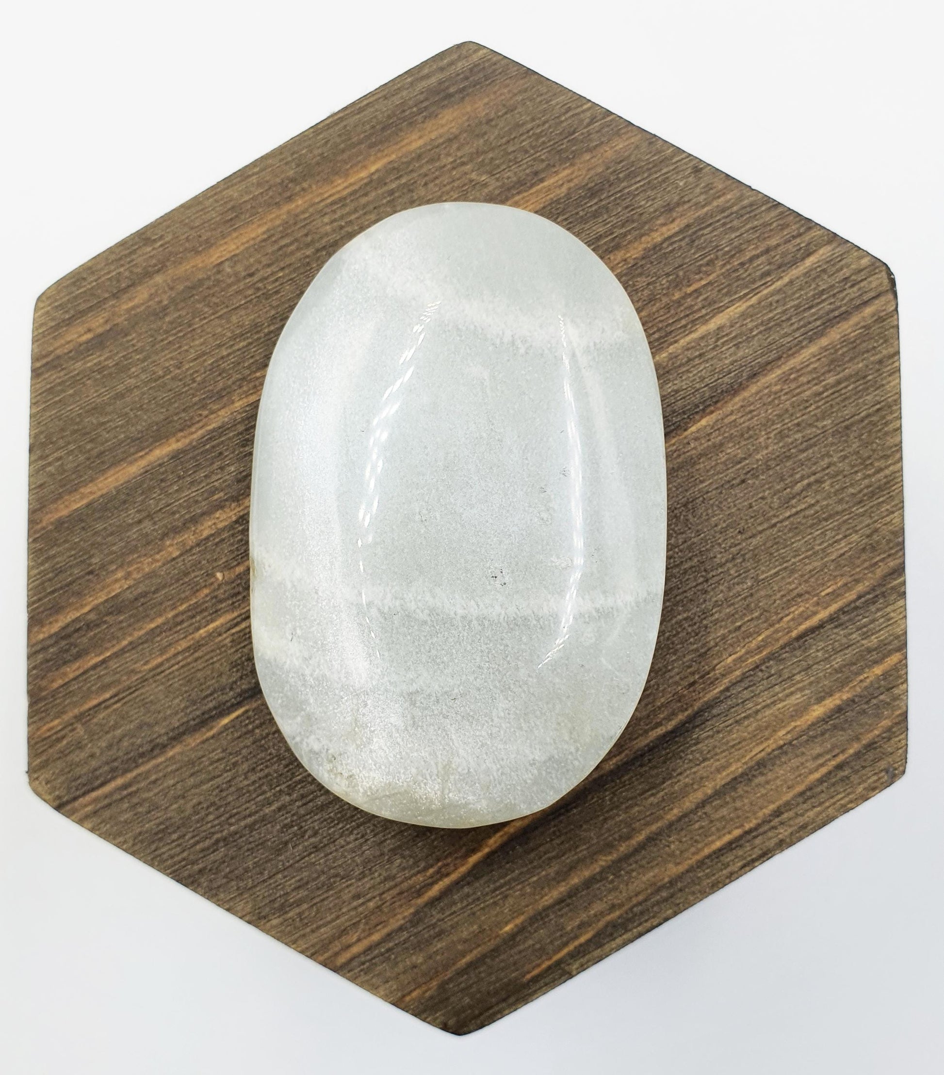 Green Moonstone Palm - Heart Chakra & Emotional Balance Healing Crystal, 50g