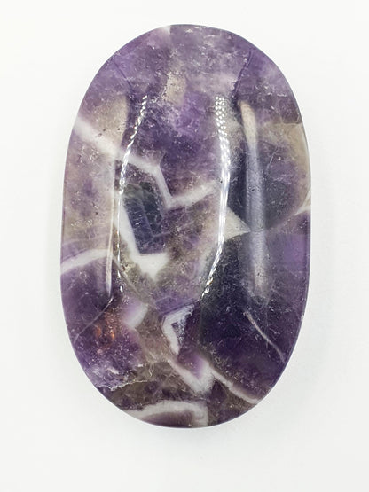 Dream Amethyst Palm Stone - Intuition & Spiritual Protection Crystal - 90g