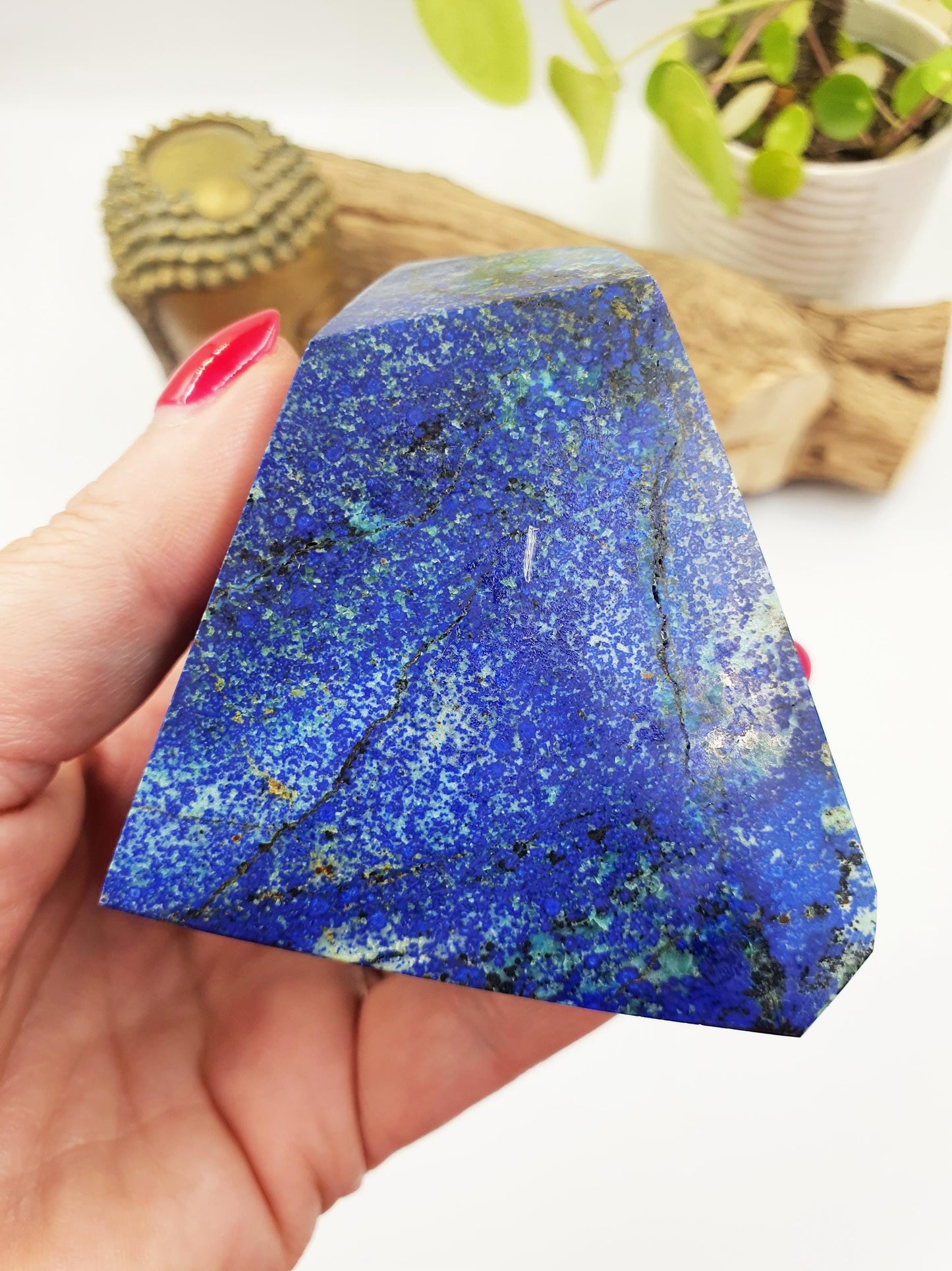 Azurite Freeform - Intuition & Spiritual Insight Third Eye Chakra Healing Crystal, 600g