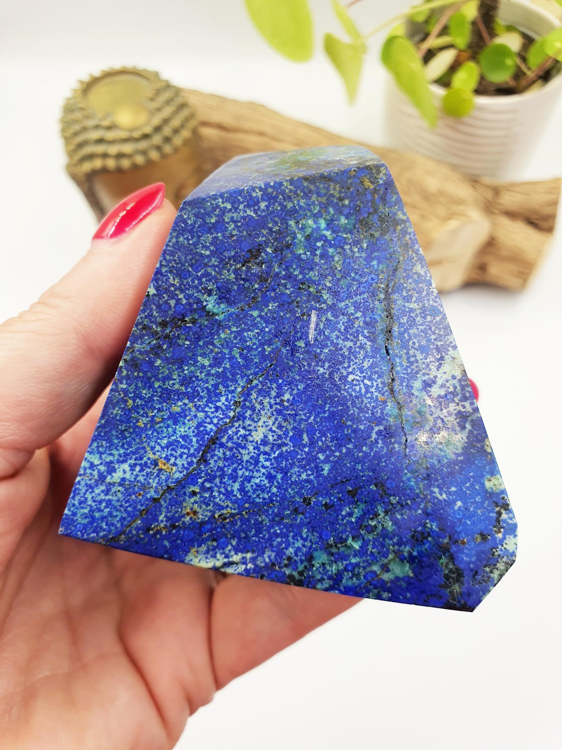 Azurite Freeform - Intuition & Spiritual Insight Third Eye Chakra Healing Crystal, 600g