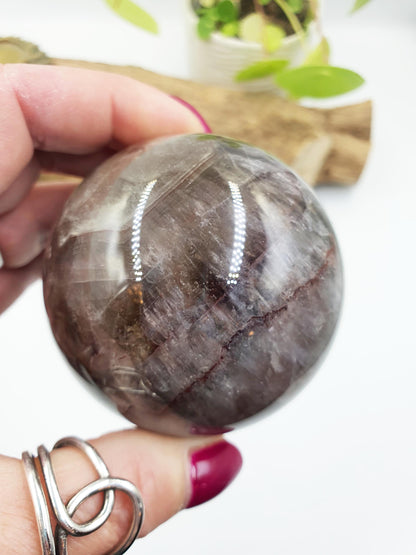 Auralite-23 Sphere - Ancient Wisdom, Intuition & Spiritual Awakening Healing Crystal Ball, 64mm
