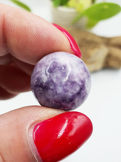Lepidolite Mini Crystal Spheres - 20mm