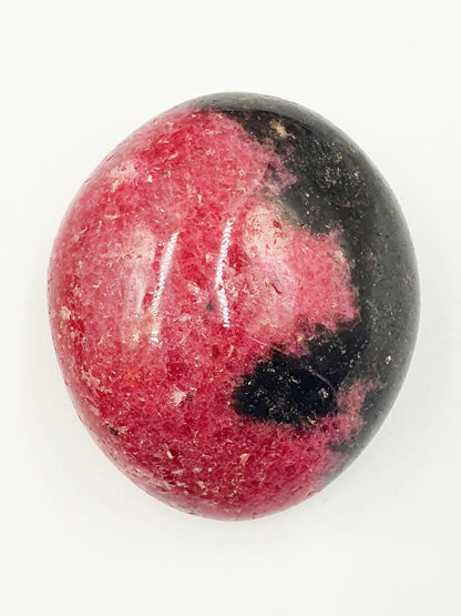 Rhodonite Palm Stone - Emotional Healing & Heart Chakra Crystal - 160g