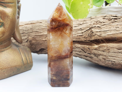 Golden Healer Quartz Tower - Spiritual Healing & Positive Energy Crystal Point - 115g