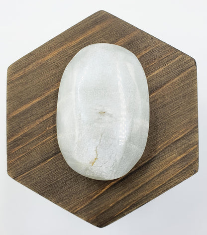 Green Moonstone Palm - Heart Chakra & Emotional Balance Healing Crystal, 50g