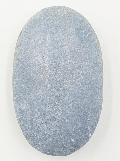 Angelite Palm Stone – Peace, Communication & Angelic Connection Healing Crystal, 75g