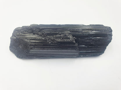 Flashy Raw Black Tourmaline Specimen - Natural Protection and Grounding Crystal - 135g