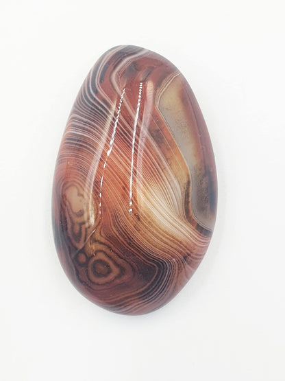 Sardonyx Palm Stone - Strength & Protection Healing, 50g